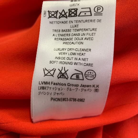 GIVENCHY Size 2 Red Purple Viscose Blend Sleeveless Gown Dress - Picture 6 of 6